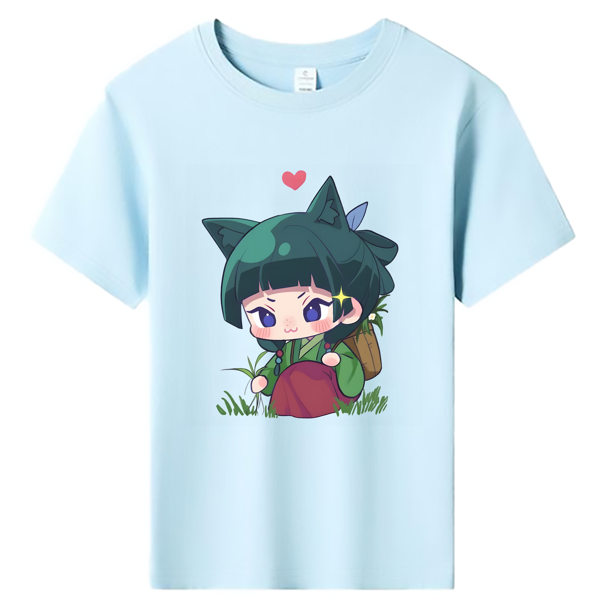 （画像用） 薬屋のひとりごと The Apothecary Diaries 綿100％キッズTシャツ（フロントプリント）
